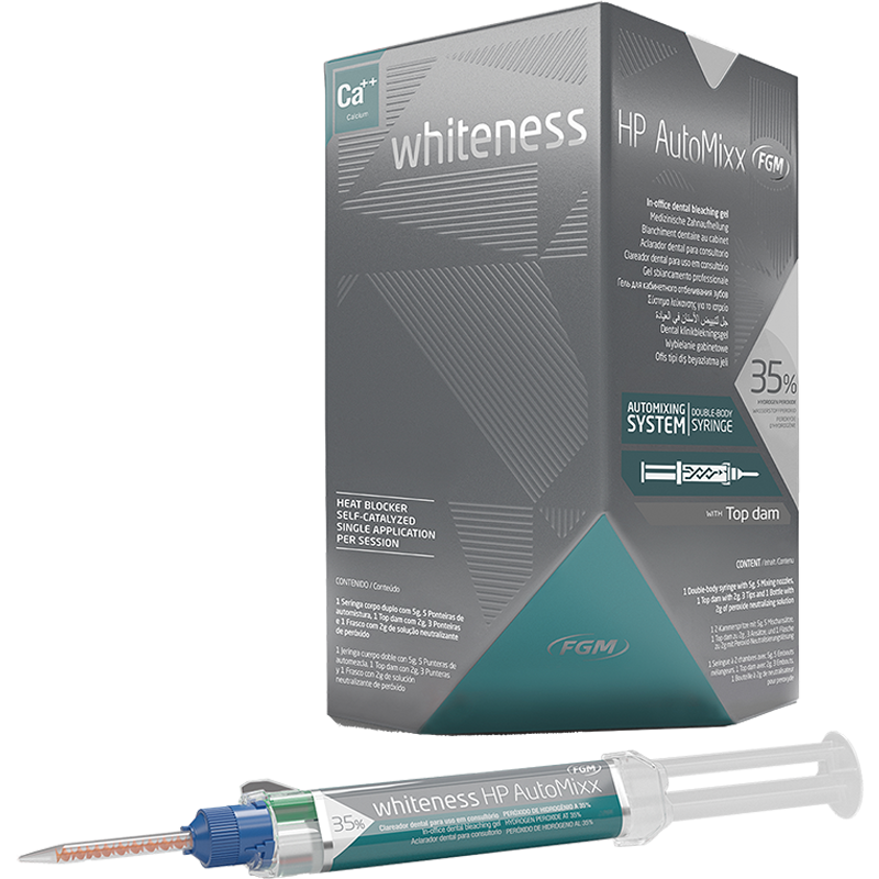 [FG 11589] BLANQUEAMIENTO CLINICO WHITENESS HP 35% - AUTOMIX JERINGA 2GR. (1)