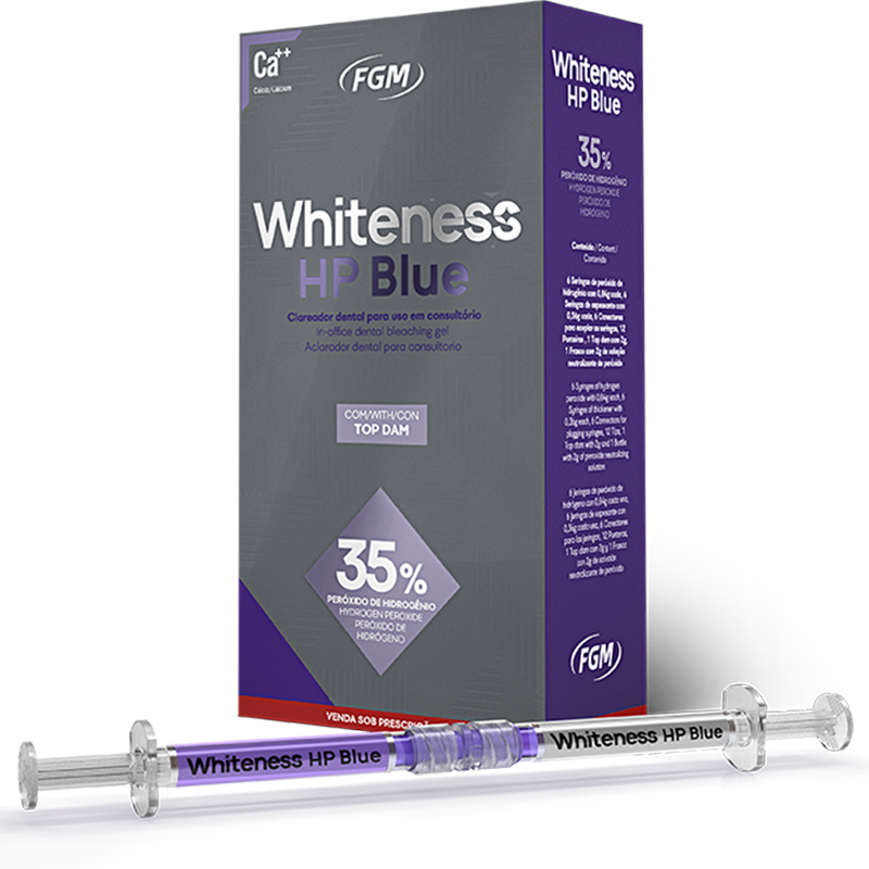 [FG 5018] BLANQUEAMIENTO CLINICO WHITENESS HP - BLUE CALCIUM - 35% -  1-PACIENTE