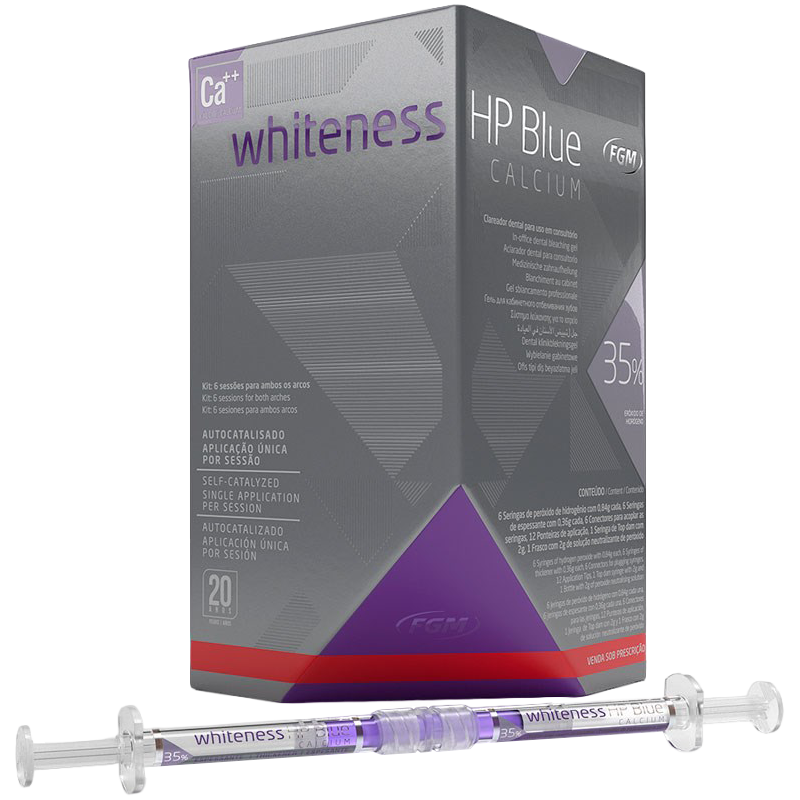 WHITENESS HP - BLUE CALCIUM - 35% -  6-PACIENTES