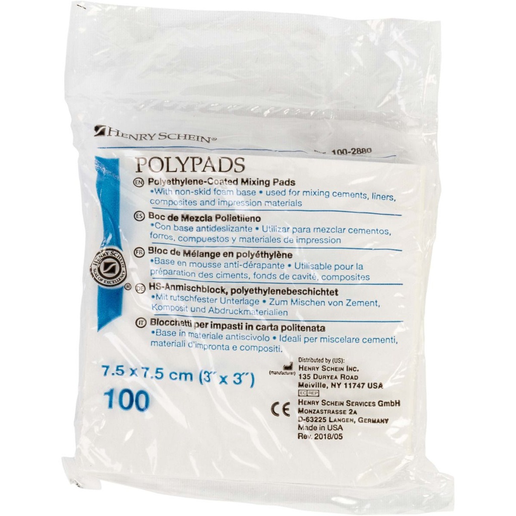 BLOCKS PARA MEZCLA POLY PADS 3"X3" (7.5*7.5)1 BLOCK