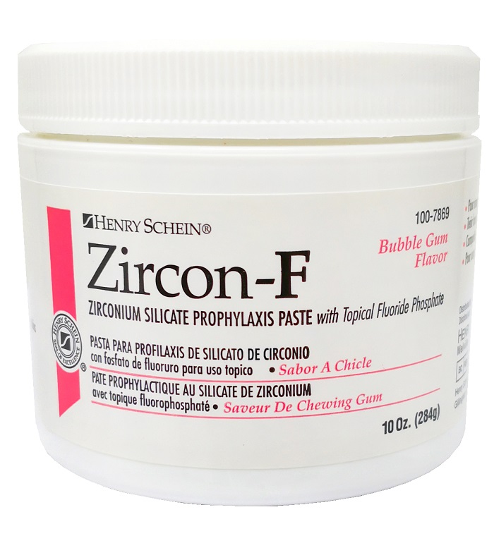 PASTA PROPHY ZIRCON F CHICLE TARRO 10 OZ. -HENRY SCHEIN-