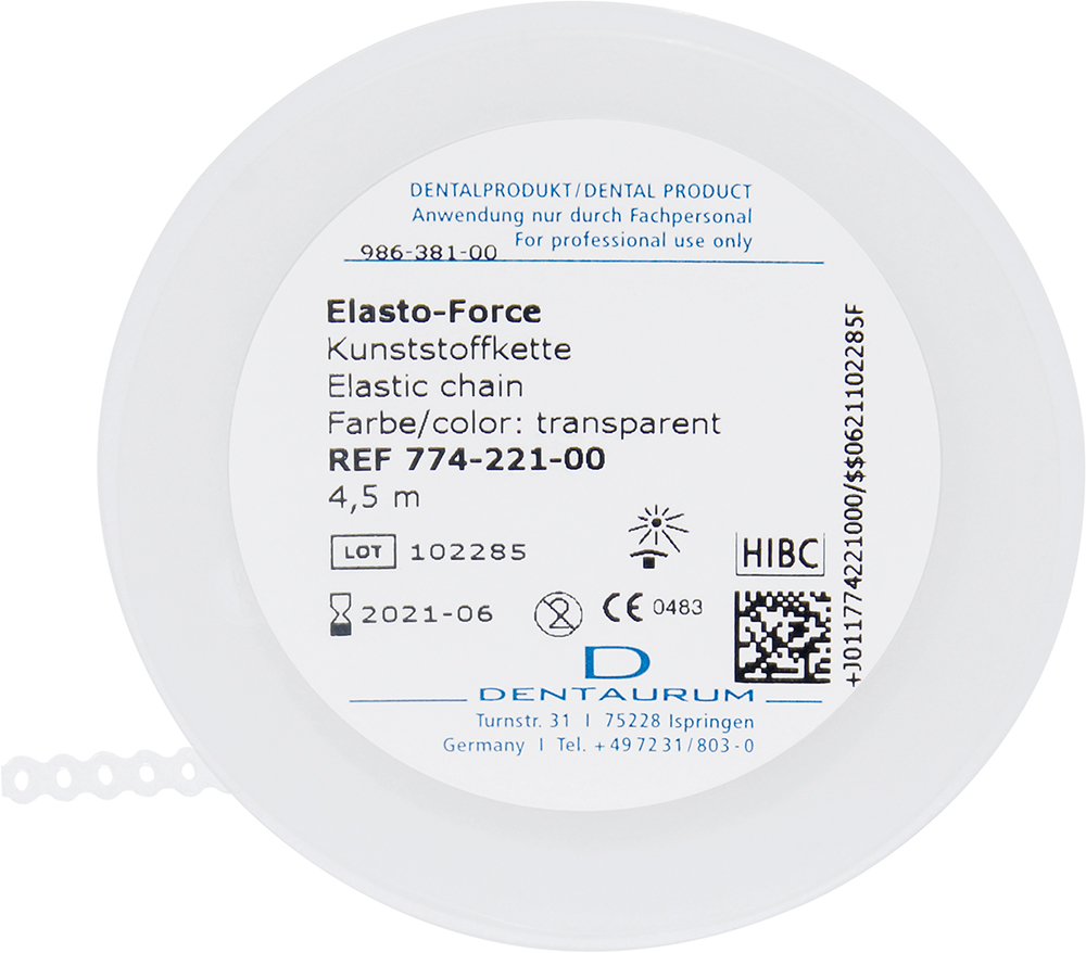 [DM 774-221] CADENA ELASTICA - DM ELASTO-FORCE CERRADA TRANSP. (4.6M)