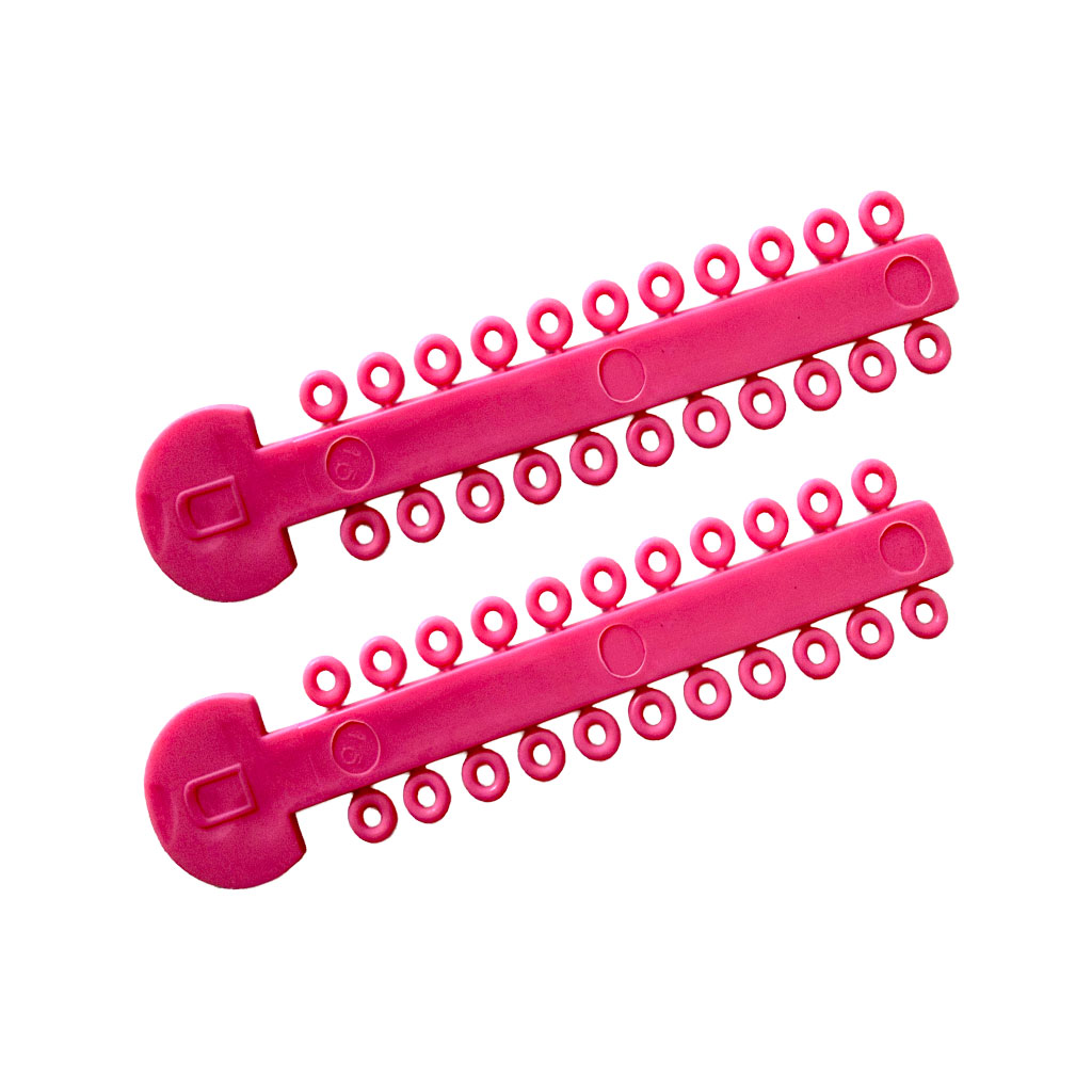 [DM 774-554] LIGADURA ELASTICA - DM DENTALASTIC ROSADA TIRA