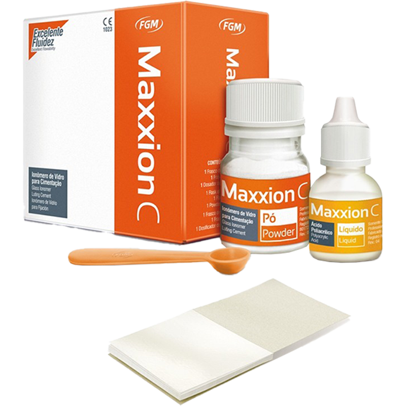 [FG 3085] CEMENTO IONOMERO MAXXION C-BASE Y CEMENTA(15GR+10ML)