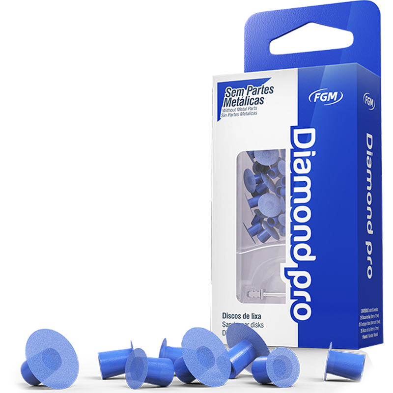 DIAMOND PRO - DISCO PULIDOR C. MANDRIL GRUESO (26 PZS.+1 PZ.)