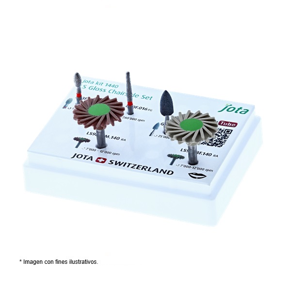 [JT 1440] KIT FRESAS FG/RA AJUSTE DI-SILICATO INTRAORAL (5PZ)