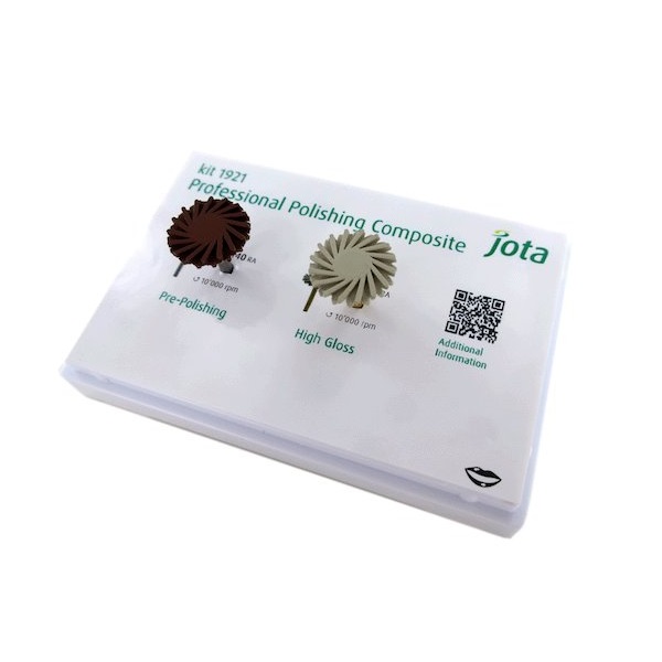 [JT 1921] KIT PULIDO DE RESINA ESPRIAL ROJO+GRIS (2PZ)