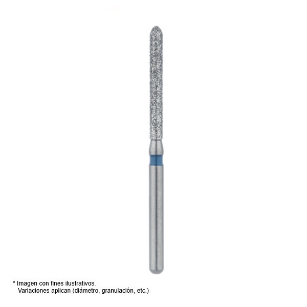 FRESA DIAMANTE FG JOTA - CILINDRICA TORPEDO LARGA 869-014 AZUL