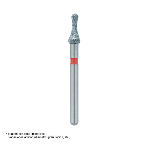 FRESA DIAMANTE FG JOTA - OCLUSION  - 893 023F - ROJA