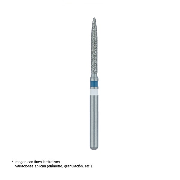 [JT Z863.314.012] FRESA DIAMANTE PARA ZIRCONIA FG JOTA - CILINDRICA PUNTA Z863.FG.012
