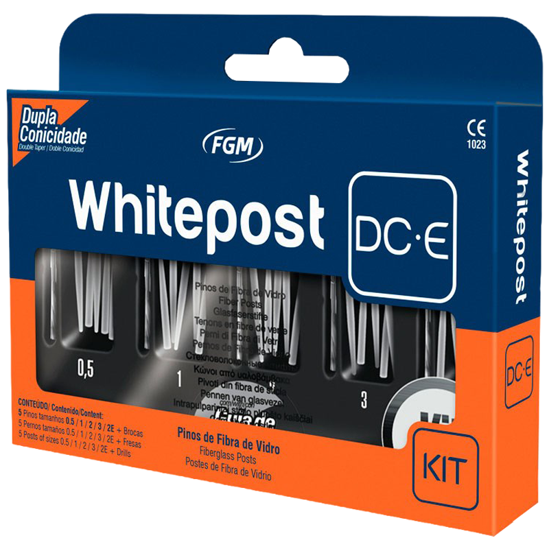[FG 2659] PINES FIBRA WHITE POST "DCE"  KIT  MASTER  (25 PINES+5 FRESAS)
