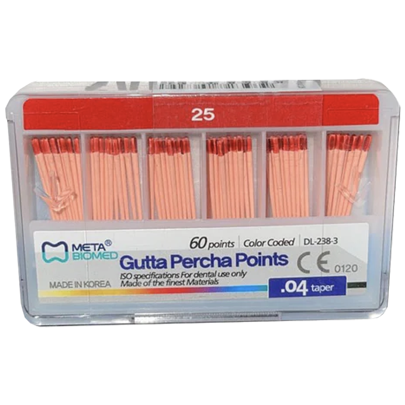 [MB G04-25] PUNTAS DE GUTAPERCHA META - 0.04 - NO. 25   (60)