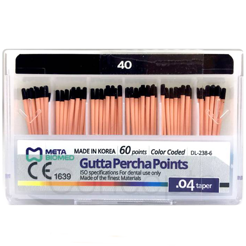 PUNTAS DE GUTAPERCHA META - 0.04 - NO. 40   (60)