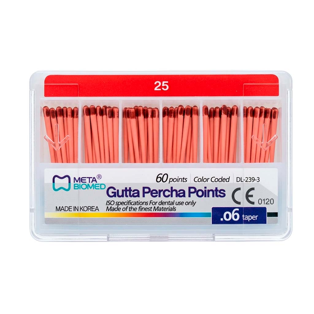 PUNTAS DE GUTAPERCHA META - 0.06 - NO. 25   (60)