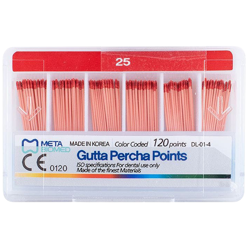 [MB G25] PUNTAS DE GUTAPERCHA META - NO. 25  (120)