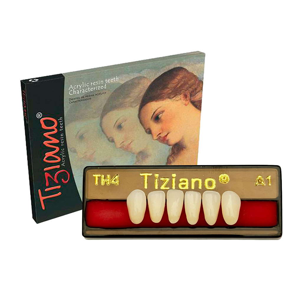 DIENTES TIZIANO 1 X 6 ANTERIOR INF-COLOR A1 TH4