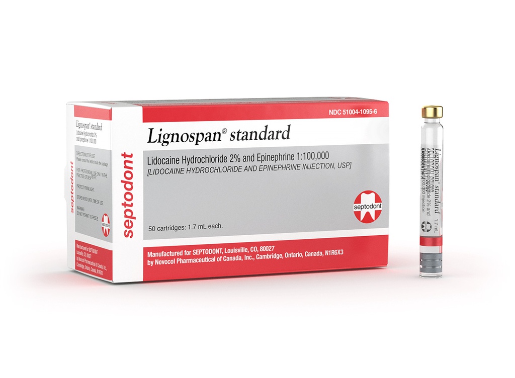 ANESTESIA LIDOCAINA 2% 1:100.000 LIGNOSPAN (CAJA)