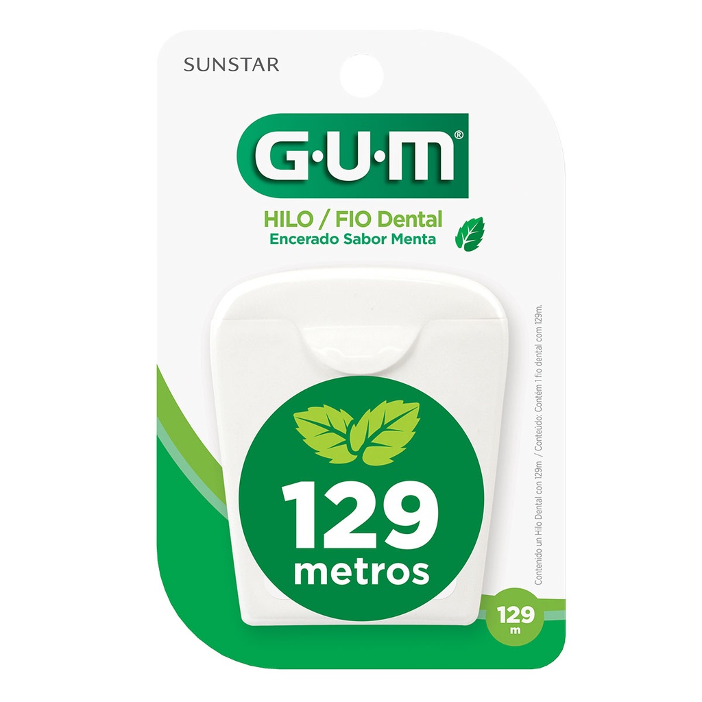 HILO DENTAL ENCERADO 129m (Sabor Menta)