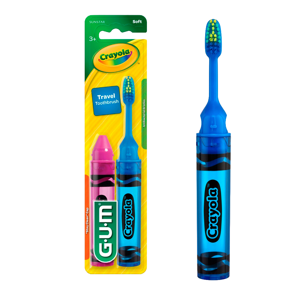 [BU 228RB] CEPILLO CRAYOLA VIAJERO 2X1