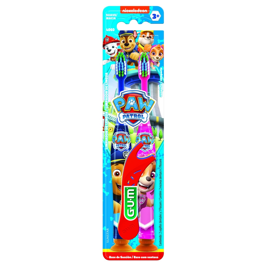 CEPILLO PAW PATROL 2PACK +3