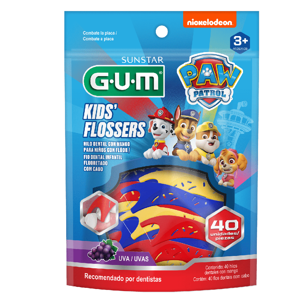 [BU 875] FLOSSER PAW PATROL SABOR UVA (40 UNIDADES)