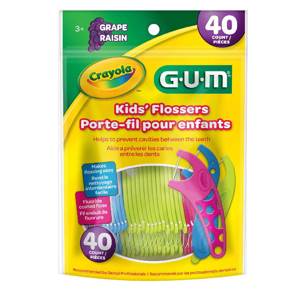 FLOSSERS CRAYOLA SABOR UVA (40 UNIDADES)