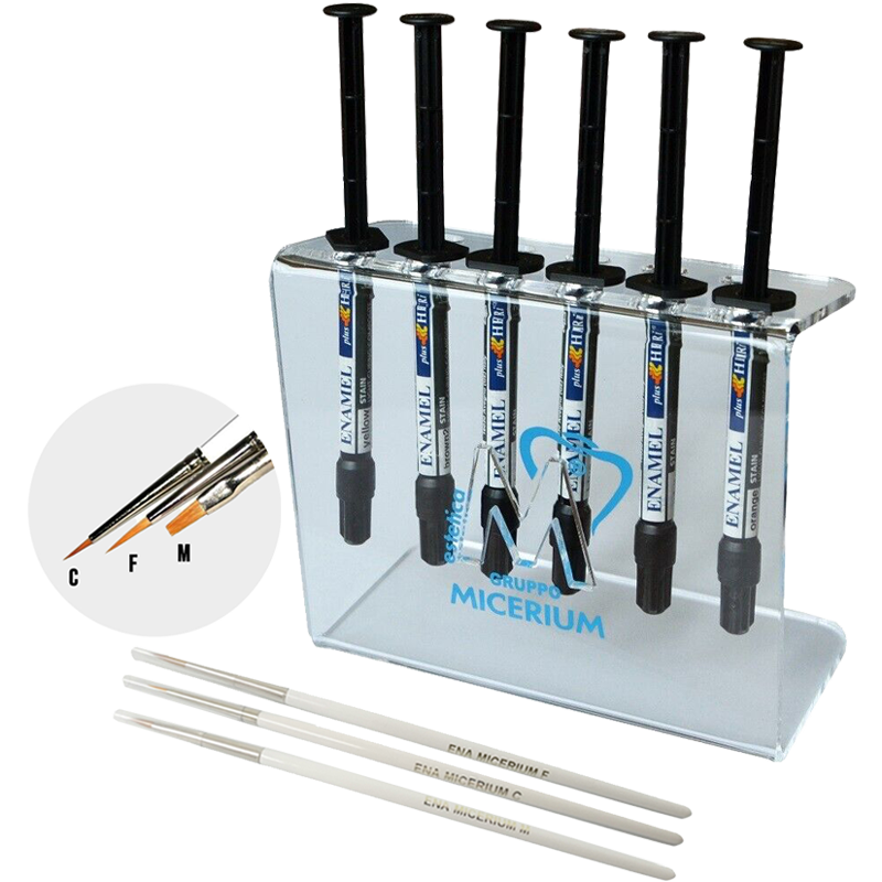 PINCEL KIT TINTES 6X2 G +  6 PINCELES MICERIUM