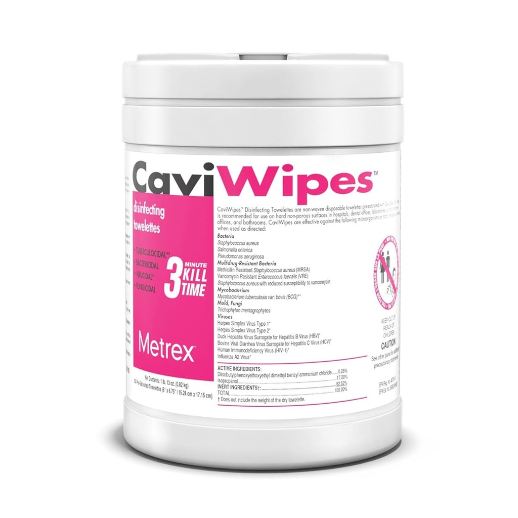 CAVIWIPES , TOALLAS DESIFENCTANTES BOTE DE  (160)