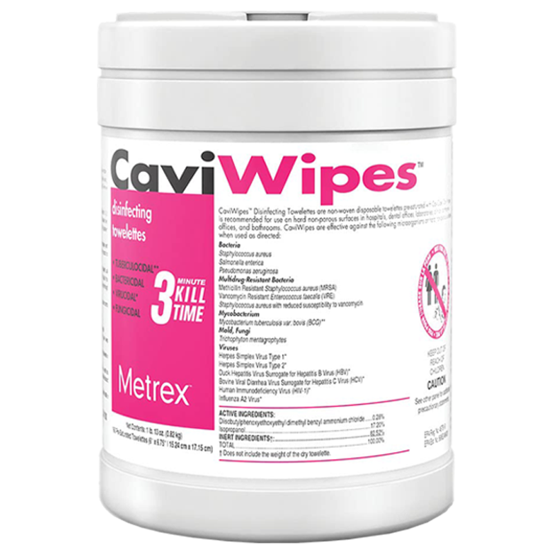 [MT 13-1100] CAVIWIPES , TOALLAS DESIFENCTANTES BOTE DE  (160)