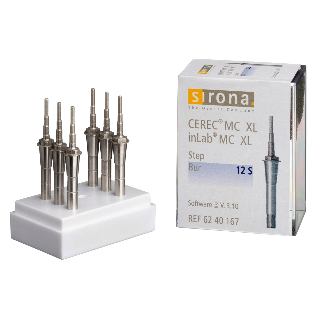 [SIR 6240167] SIRONA FRESA MCXL DISIL DIAMANTE - STEP-BUR 12S (6 PZS)