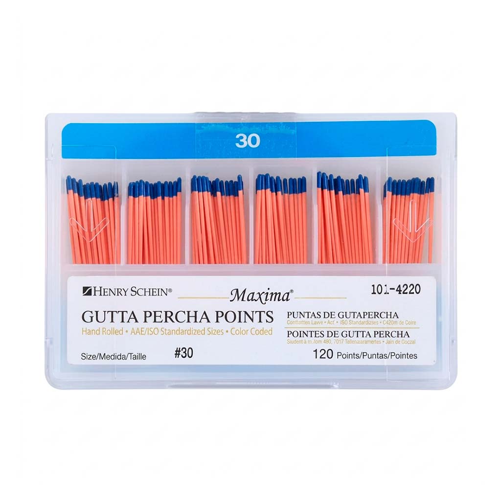 PUNTAS DE GUTAPERCHA NO.30 (120)  SUST 100-6911