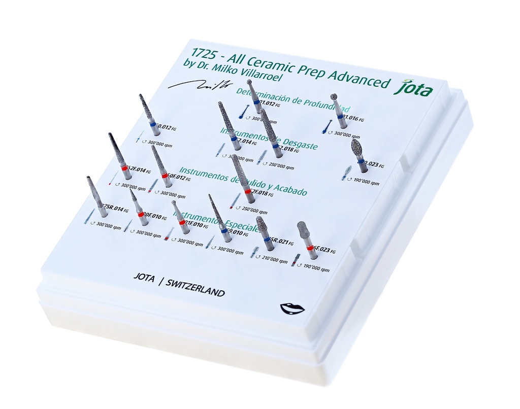 KIT FRESAS -  PREPARACION CERAMICA