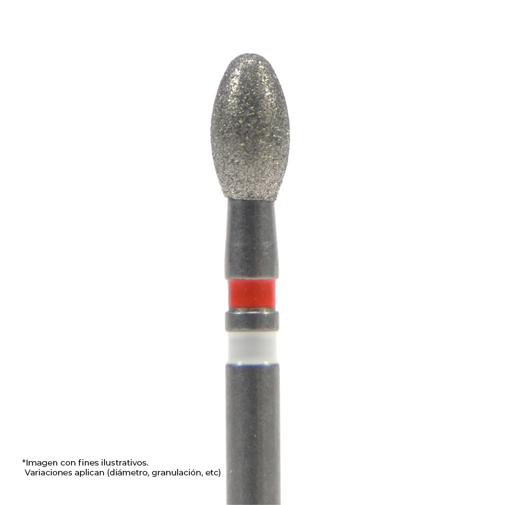 [JT Z833F.FG.023] FRESA DIAMANTE PARA ZIRCONIA FG JOTA -  LLAMA ROJA Z833.FG.023