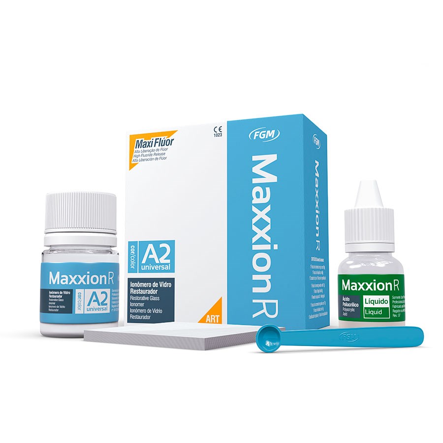 CEMENTO IONOMERO MAXXION - IONOMERO "ART" - A3  KIT (10GR.)