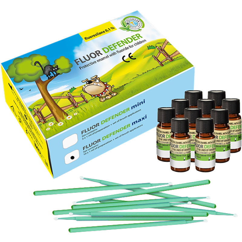 [CK W-FD MAXI] FLUOR LIQUIDO DEFENDER FLOUR MAXI - KIT DE 10 UNIDOSIS (1ML)