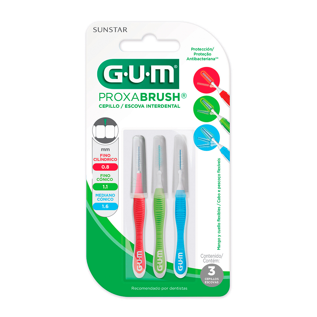 [BU 1315] PROXABRUSH 3 TAMAÑOS (0.8mm, 1.1mm, 1.6mm)