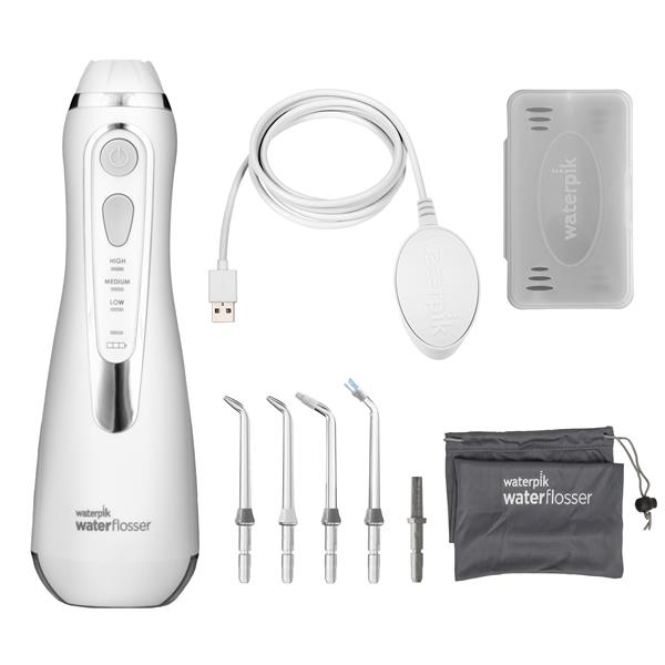 WATERPIK IRRIGADOR IN-ALAMBRICO CORDLESS ADVANCED WHITE 2.0  C. 4 PUNTAS
