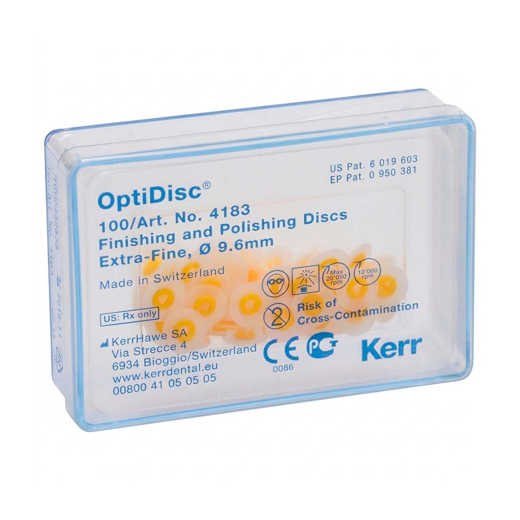 PULIDOR DE RESINA OPTIDISC 9.6MM EXTRA FINO 100 UNIDADES