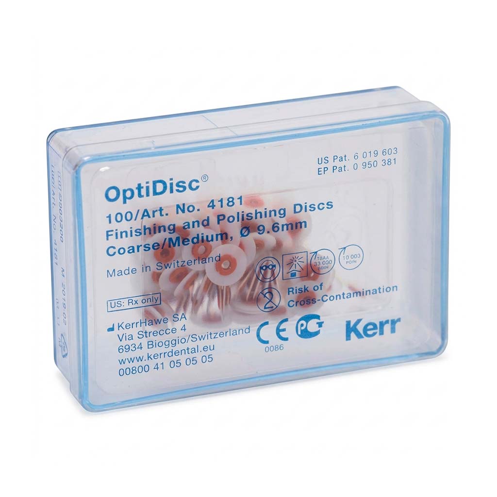 PULIDOR DE RESINA OPTIDISC 9.6MM MEDIO 100 UNIDADES