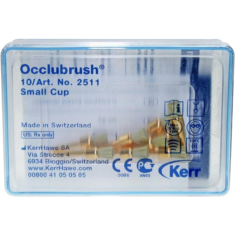 [KR 2511] PULIDOR DE RESINA OCCLUBRUSH COPA SMALL (10 PIEZAS)