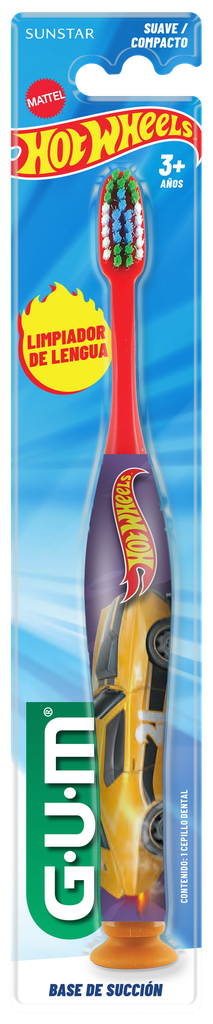 CEPILLO HOT WHEELS +3 UNIDAD