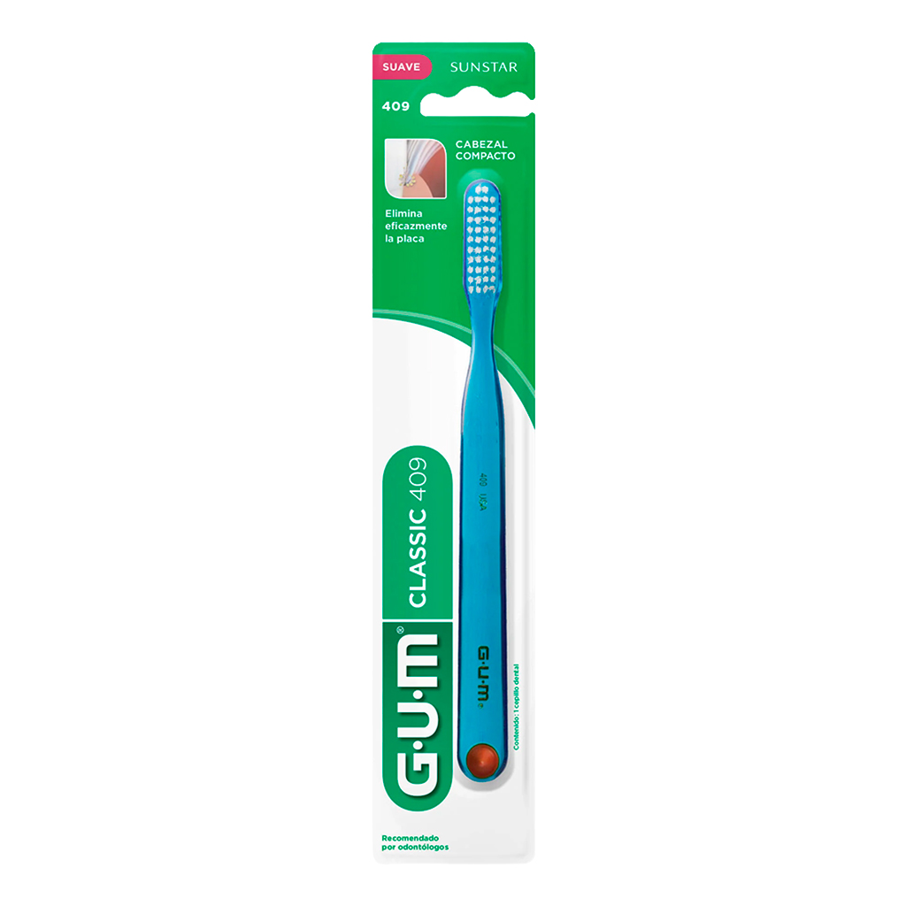 GUM - CEPILLO CLASICO SUAVE NORMAL -  BLISTER