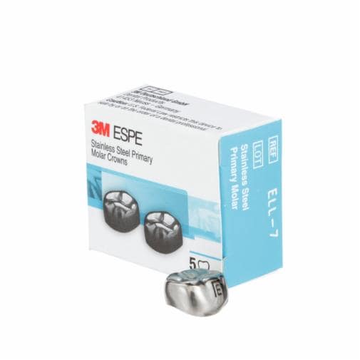 [3M ELL7] CORONAS P/NIÑOS 2.MOLAR INF.IZQ. NO.7