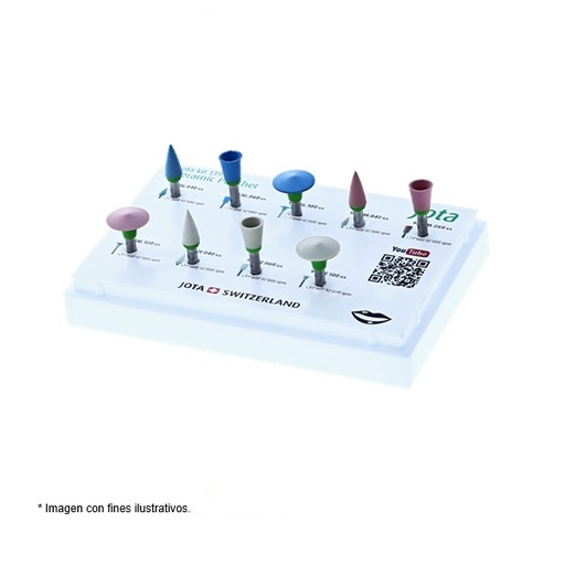 [JT 1399] KIT FRESAS - 09 PULIDO CERAMICA -3 PASOS -  (9)