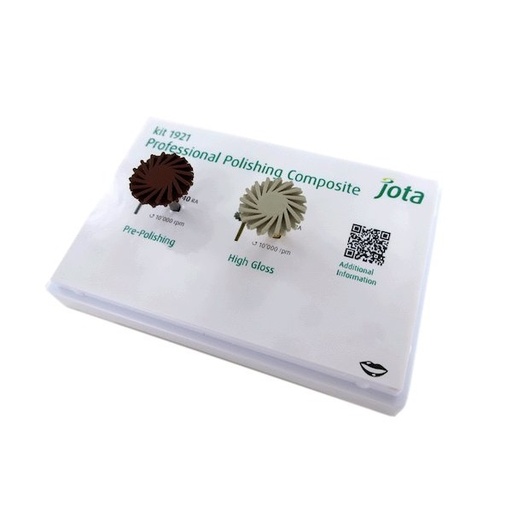 [JT 1921] KIT PULIDO DE RESINA ESPRIAL ROJO+GRIS (2PZ)