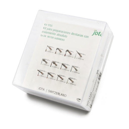 [JT 1755] KIT FRESAS -  PREPARACIONES DENTINARIAS CON AISLAMIENTO ABSOLUTO