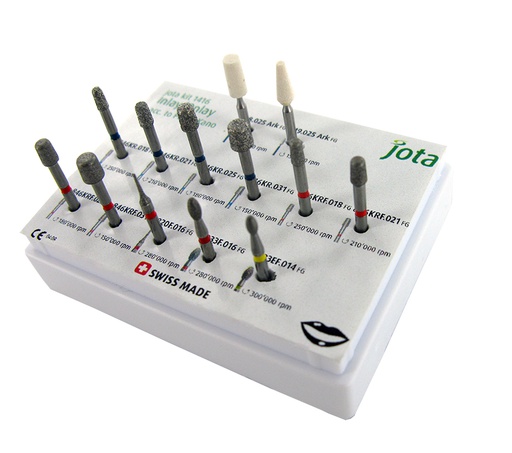 [JT 1416] KIT FRESAS INLAY/ONLAY PAULO KANO (13PZS)