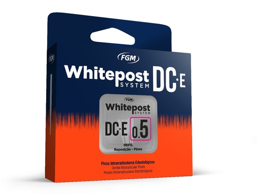 [FG 2656] PINES FIBRA WHITE POST "DCE"  KIT  0.5  (5 PIN+1 FRESA)