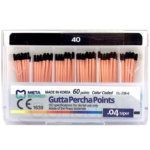 [MB G04-40] PUNTAS DE GUTAPERCHA META - 0.04 - NO. 40   (60)