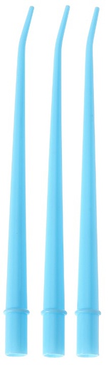 [HS 100-2365] EYECTORES DE SALIVA QUIRURGICOS AZULES 1/16" (25)